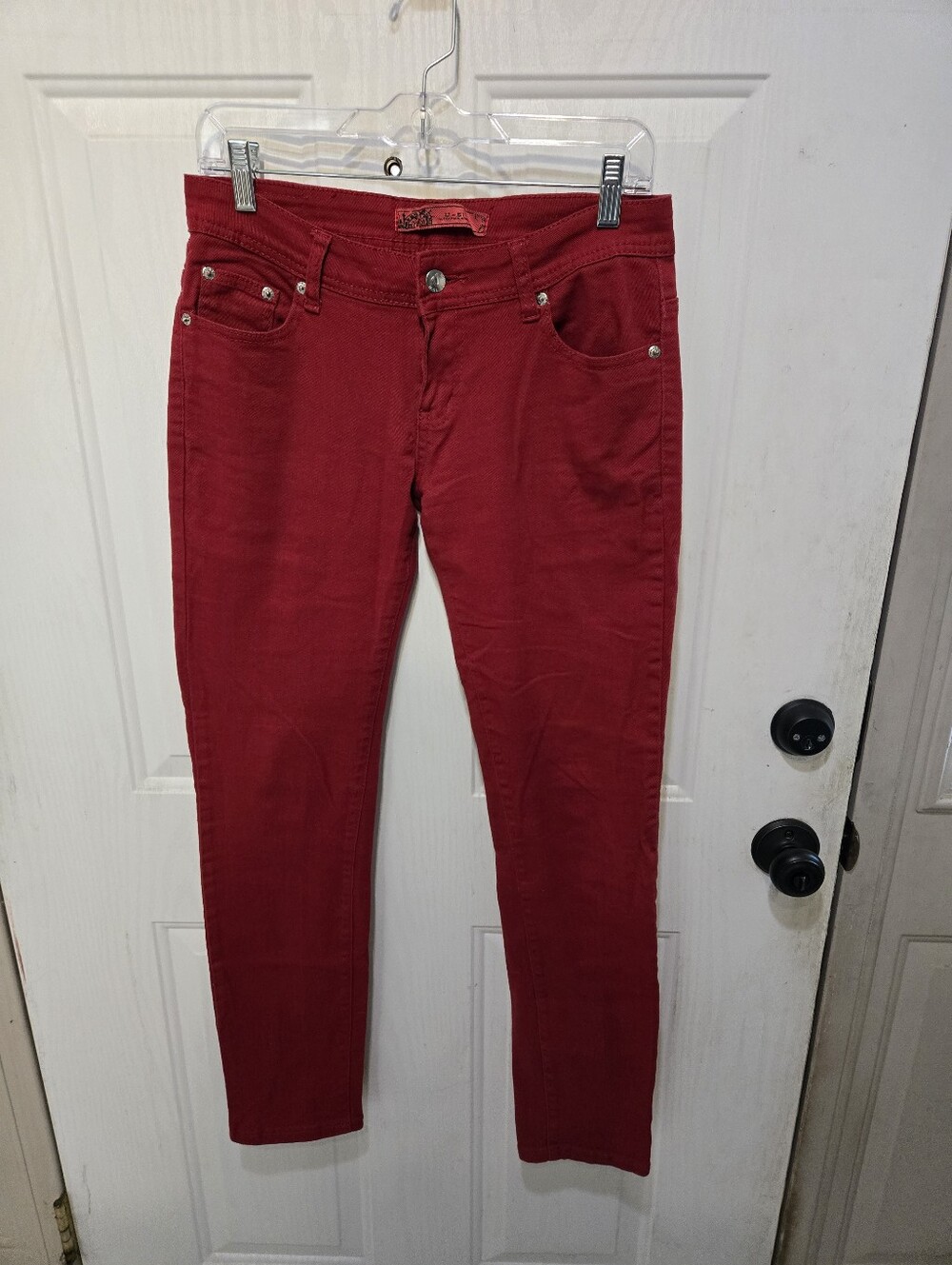 Womens Low Waist Skinny Jeans